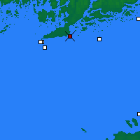 Nearby Forecast Locations - Hanko Tvarminne - Map