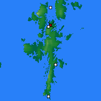Nearby Forecast Locations - Shetland - Map