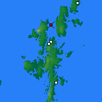 Nearby Forecast Locations - Muckle Holm - Map