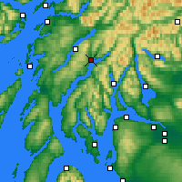 Nearby Forecast Locations - Inveraray - Mapa