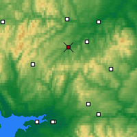 Nearby Forecast Locations - Hawick - Map