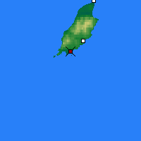 Nearby Forecast Locations - Isle of Man - Mapa
