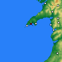Nearby Forecast Locations - Llŷn Peninsula - Mapa