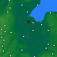 Nearby Forecast Locations - Holbeach - Mapa