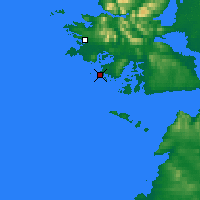 Nearby Forecast Locations - Mace Head - Mapa
