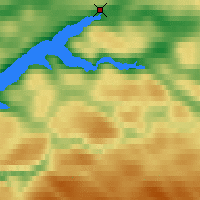 Nearby Forecast Locations - Kangerlussuaq - Map