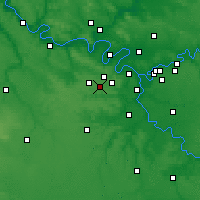 Nearby Forecast Locations - Toussus-le-Noble - Map