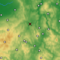 Nearby Forecast Locations - Warburg - Map