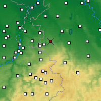Nearby Forecast Locations - Würselen - Map