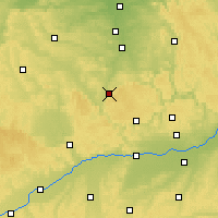Nearby Forecast Locations - Weißenburg - Map