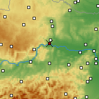 Nearby Forecast Locations - Krems an der Donau - Map