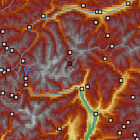 Nearby Forecast Locations - Gurgl - Map