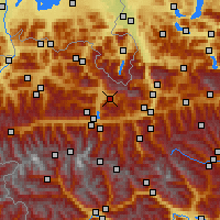 Nearby Forecast Locations - Maria Alm - Map