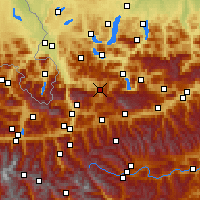 Nearby Forecast Locations - Annaberg im Lammertal - Map