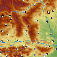 Nearby Forecast Locations - Preitenegg - Map