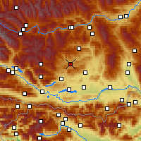 Nearby Forecast Locations - Weitensfeld - Map