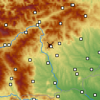 Nearby Forecast Locations - Schöckl - Map