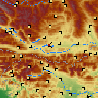 Nearby Forecast Locations - Pörtschach - Map