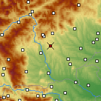 Nearby Forecast Locations - Laßnitzhöhe - Map