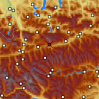 Nearby Forecast Locations - Ramsau am Dachstein - Map