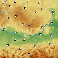 Nearby Forecast Locations - Bärnkopf - Map