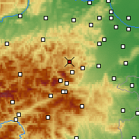 Nearby Forecast Locations - Gutenstein - Map