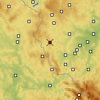 Nearby Forecast Locations - Přimda - Map