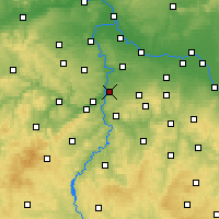 Nearby Forecast Locations - Libuš - Map