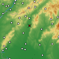 Nearby Forecast Locations - Piešťany - Map
