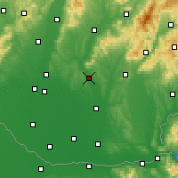 Nearby Forecast Locations - Nitra - Map