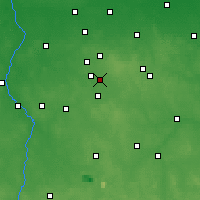 Nearby Forecast Locations - Łódź - Mapa