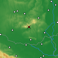 Nearby Forecast Locations - Pécs - Map