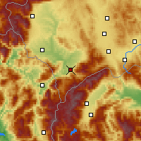 Nearby Forecast Locations - Prizren - Map