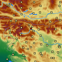 Nearby Forecast Locations - Bled - Map
