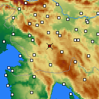 Nearby Forecast Locations - Postojna - Map