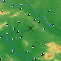 Nearby Forecast Locations - Bjelovar - Map