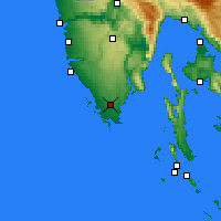 Nearby Forecast Locations - Pula - Map