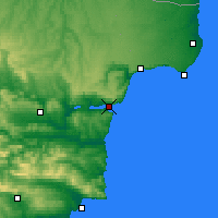 Nearby Forecast Locations - Varna - Map