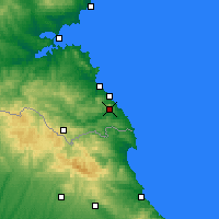Nearby Forecast Locations - Ahtopol - Map