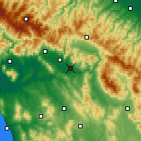 Nearby Forecast Locations - Florence - Mapa