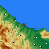 Nearby Forecast Locations - Termoli - Map