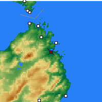 Nearby Forecast Locations - Olbia - Mapa
