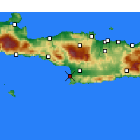 Nearby Forecast Locations - Matala - Map