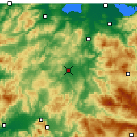 Nearby Forecast Locations - Balıkesir - Map