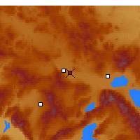 Nearby Forecast Locations - Afyonkarahisar - Map
