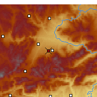 Nearby Forecast Locations - Tulga Meydan - Map