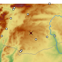Nearby Forecast Locations - Gaziantep - Map
