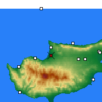 Nearby Forecast Locations - Morphou - Map