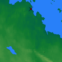 Nearby Forecast Locations - Kolezhma - Map