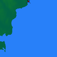 Nearby Forecast Locations - Novy Port - Map